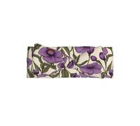AKGFFDS Purple flowers on rhizome Printing Baby Bow Headband - Soft, Skin-Friendly, and Stretchy Polyester Headband for Infants 0-6 Months