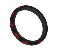 AKGFFDS Rare Blood Moon Printing Steering Wheel Cover for Women and Men Durable, Non-Slip, Elastic, Easy to Install, for Sedans, SUVs, ATVs, Trucks