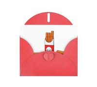 AKGFFDS Red Holiday greeting check blank card and pearl beautiful blank note block Induce hormones Printing