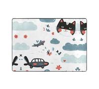 AKGFFDS The cartoon phenomenon Printing Carpet 80x58 in Area Rug for Living Room, Office, Coffee Table, Bed, Balcony - Soft, Fluffy, Water Absorbent, Durable