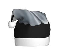AKGFFDS The floating ghost Printing Christmas Hat for Adult material is soft and lightweight