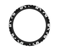 AKGFFDS The floating ghost Printing Steering Wheel Cover for Women and Men Durable, Non-Slip, Elastic, Easy to Install, for Sedans, SUVs, ATVs, Trucks