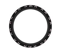 AKGFFDS The little rabbit looks for Easter eggs Printing Steering Wheel Cover for Women and Men Durable, Non-Slip, Elastic, Easy to Install, for Sedans, SUVs, ATVs, Trucks