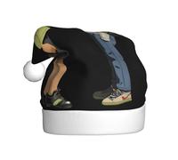 AKGFFDS Turn around and meet you Printing Christmas Hat for Adult material is soft and lightweight