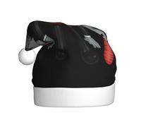 AKGFFDS Violent ghost doll Printing Christmas Hat for Adult material is soft and lightweight