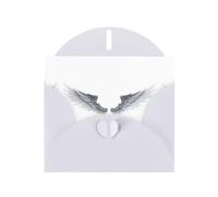 AKGFFDS White Holiday greeting check blank card and pearl beautiful blank note block Invisible wings Printing