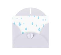 AKGFFDS White Holiday greeting check blank card and pearl beautiful blank note block It's raining Printing