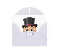 AKGFFDS White Holiday greeting check blank card and pearl beautiful blank note block Magician's avatar Printing