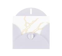 AKGFFDS White Holiday greeting check blank card and pearl beautiful blank note block Violent lightning Printing