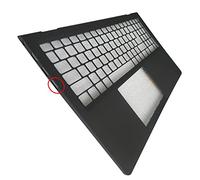 AKGIFT Laptop Palmrest Upper Cover Case Compatible for Dell Inspiron 15 3510 3511 3515 3520 3525 054WVM AP3LE000101 Black (No Type-C Hole)