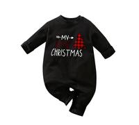 Akgukrseh Baby Christmas Outfit Rompers For Boys 9-12 Months Angel Costume Thicken Bear Hooded Jumpsuit Toddler Boys' Bodysuits One-Pieces Boy 12-18 Xmas Hats Novelty (BK2,0-3 Months)