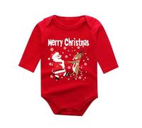 Akgukrseh Baby Christmas Outfits Girl Winter Outfit 3-6 Months Romper Kids Tree Costume Quilted Thicken Down Puffer Hooded Jumpsuit Boys' Bodysuits 12-18 Novelty Hats (Red4,0-3 Months)