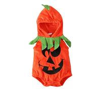 Akgukrseh Baby Girl Halloween Costume Pumpkin Costumes 12-18 Months Toddler Outfit Boy Bodysuit Ghost for Kids Boys Clothes 12 18 Boys' Outfits & Clothing Sets 3 6 9 24 Infant (Orange,12-18 Months)