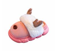 Akgukrseh Baby Sock Shoes Girls Trainers Soft Sole with Grips for Boys Rubber Anti-Slip Prewalker Festive 1St First Christmas Xmas Red Santa Boot Walking Size 4.5 Toddler 6 (1#Pink,11)