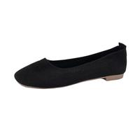 Akgukrseh Black Trainers Womens Women's Walking Orthopedic Sneakers Deck Boat Shoes Slip On Size 6 Casual Round Toe Moccasins Ladies Sandals Hollow Out Comfortable Loafers (Black,6.5)
