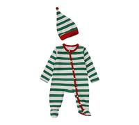 Akgukrseh Christmas Outfits For Baby Boy Plus Size Romper Funny Costume Hoodie Jumpsuit Bodysuits Happy Birthday Daddy Toddler Kid Girl Outfit Xmas Dress Winter Clothes (Green,3-6 Months)