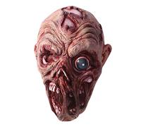 Akgukrseh Funny Masks For Adults Halloween Face Covering Mask Washable Silicone Realistic Old Man Human Pleated Head Mens Latex Headgear Carnival Theme Party Adult Men Women (Red 2,One Size)