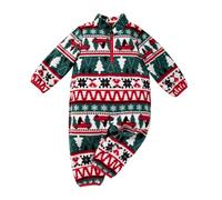 Akgukrseh Kids Christmas Outfits Baby Knitting Patterns Costume 3-6 Months Infant Romper Jumpsuit Bodysuit And Trousers Set Children'S Dressing Up Gender Neutral Clothes (Red,3-6 Months)