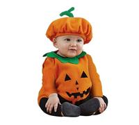 Akgukrseh Kids Halloween Costume Baby Pumpkin Costume 6-12 Months Outfit 5-6 Knitted Baby Romper Toddler Costumes Cloth Wipes Orange Face Bodysuit Cute Hats Slipper Socks (Orange #2,18-24 Months)