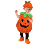 Akgukrseh Lantern Baby Halloween Costume Pumpkin Kids Outfit Boys Girls' Bodysuits Skeleton Costumes for Auntie Clothes Tights 3 6 9 12 18 24 Months 1 2 Years Toddler Infant (Orange,3-4 Years)
