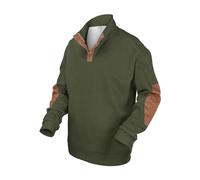 Akgukrseh Men's Sweatshirt Mens Large T Shirts UK Pullover Zip Fleece Blankets Winter Warm Knitted Stand Collar Jumper Norwegian Sweater Long Sleeves Fisherman Knitwear (Army Green,3XL)