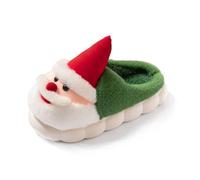 Akgukrseh Rubber Sole Sock Baby Shoes Infant Toddler Cartoon Trainers Slipper Kid Boys Girls Festive 1St First Christmas Xmas Red Green Elf Boot Walking Size 4.5 6-12 Months (b #Green,1.5)