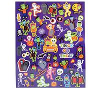 AKH® 60 Pack Halloween Stickers | Assorted Halloween Craft and Decoration Stickers for Kids | Perfect for Halloween Party Supplies, Scrapbooking, and DIY Crafts