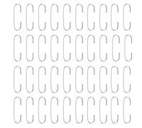 AKH® Christmas Bauble Hooks | Pack of 200 | 2 Assorted Size | Silver | Christmas Ornament Hooks | Metal Hooks for Xmas Tree Decoration | Tree Ornament Hangers | Christmas Hanging Hooks