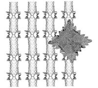 AKH Christmas Foil Garland | Pack Of 2 9ft Xmas Hanging Swirl Decorations Ceiling Party Tree Decoration (Silver), 275 cm X 2 (540)