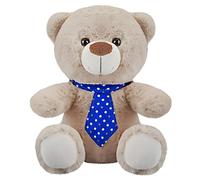 AKH® Father's Day Teddy Bear | 20cm | Best Dad Gift for Dad or Grandad | Cute Soft Stuffed Animal for Father’s Day Present (Design C)