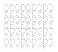 AKH® Gutter Hooks | Pack of 50 | Gutter Hanging Hooks/Clips Hanger | For Xmas String Lights, Icicle Lights, Fairy Lights | For Christmas Halloween Indoor Outdoor Garden Christmas Party Decoration