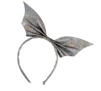 AKH® Halloween Bat Headband | One Size | Black Sparkly Bat Headband | Spooky Halloween Fancy Dress Costume Accessories | Witch Headwear Costume Accessory For Adults Kids Men Women Unisex