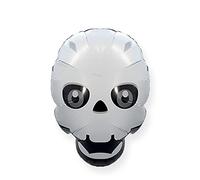 AKH® Halloween Foil Balloon | 58cm x 30cm | Bat Skeleton Pumpkin Balloons | Blow-up Inflatable Animals for Halloween Party Decoration | With Inflating Tube (Skeleton)