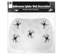 AKH® Halloween Spider Web Decoration | Spooky Cobwebs for Indoor & Outdoor Use | Stretchy Fake Spider Webs for Halloween Party Decor Spooky Spider Web Costume Accessory