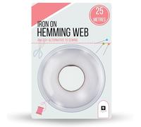 AKH® Iron-On Hemming Web Tape | 25 m | Extra-Strong No-Sew Fabric Fusing Tape | Machine-Washable, Multi-Purpose Hemming Web for Trousers, Curtains, Crafts & Repairs