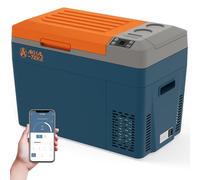AKHAL-TEKE Car Refrigerator, 12 volt Portable Freezer, RV Refrigerator Dual Zone APP Control, 31.7 Quart（30L）-7.6℉-50℉ Car Freezer Fridge Cooler 12/24V DC and 100-240V AC for Vehicles