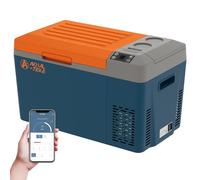 AKHAL-TEKE Car Refrigerator, 23L Portable Freezer, Dual Zone App Control, 12 Volt -22°C - 10°C, Car Freezer, Refrigerator, Refrigerator, 12/24V DC and 100-240V AC for Vehicles