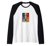 Akhenaten Aten Pharaoh Ancient Egypt History Raglan Baseball Tee