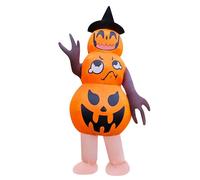 AkieBy Super Funny Adult Inflatable Costume Blow-up Suit Cosplay Outfit for Halloween/Christmas/Easter Party (Halloween Inflatable Pumpkin)