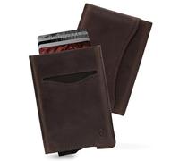 AKIELO RFID Card Holder Wallet with Gift Box - Slim Minimalist Metal Wallet for Men - Contactless Credit Card Protector & Blocker - RFID Blocking Pop Up Card Wallet (Alpha Collection)