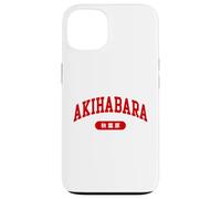 Akihabara Tokyo Japan Minimalist Collegiate Lettering Case for iPhone 13