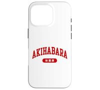 Akihabara Tokyo Japan Minimalist Collegiate Lettering Case for iPhone 16 Pro