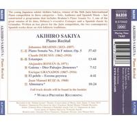 Akihiro Sakiya – Piano Recital – CD – NAXOS