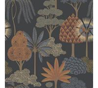 Akiko Floral Wallpaper Blue Belgravia 2330