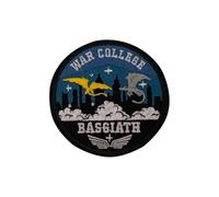 AKIKOPATCH Basgiath War College Iron On Patches, Size 3" Fourth Wing Patches for Clothes Backpacks Hats Jeans Bags, Dragon City Embroidered Patches, Iron On Fabric Patches DIY Gift for Book Lovers