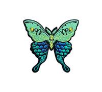 AKIKOPATCH Zodiac Moths & Butterflies Star Signs Embroidery Iron On Patches, Size 3" Sew Patches for Clothes Backpack Bag, Astrology Constellation Fabric Patches DIY Spiritual Gifts (Capricorn)
