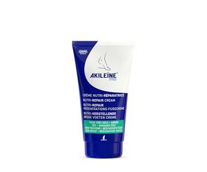 Akileine Nutri-Repair Foot Cream 75ml - Intensive Hydration for Dry Feet & Cracked Heels with Natural Ingredients - Fast-Absorbing, Non-Greasy Texture