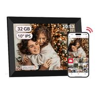 AKImart FRAMEO Digital Photo Frame WiFi 32GB 10.1 Inch 1280 x 800 IPS LCD Touch Screen Smart Cloud Photo Frame with Automatic Rotation, Instant Wireless Share via Frameo App