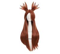 Akimichi Chouchou Cosplay Wig 80cm Long Brown Heat Resistant Synthetic Hair Wig + Wig Cap