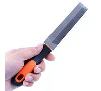 Akin 10 inch Metal File Great Diamond Files T12 Bearing Steel Triangular File with Fine Teeth Woodworking Files for Wood Sharpening and Straightening Hand Saw